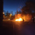 На ЖБИ в Екатеринбурге загорелся припаркованный автомобиль
